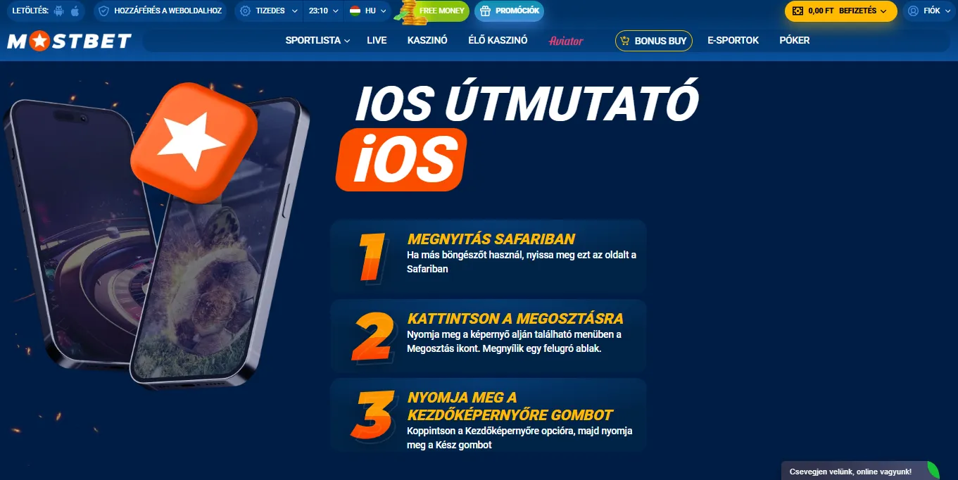 Követelmények iOS-re