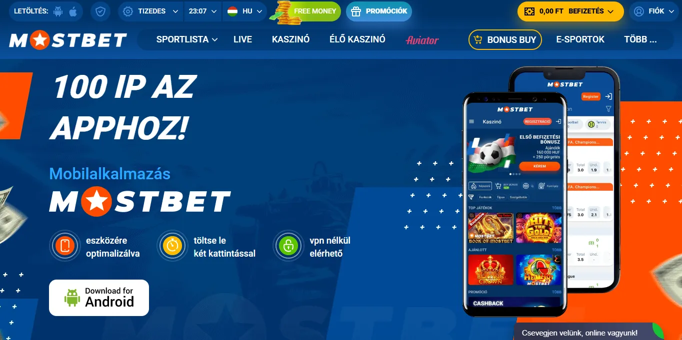 Mostbet app — teljes mobil útmutató